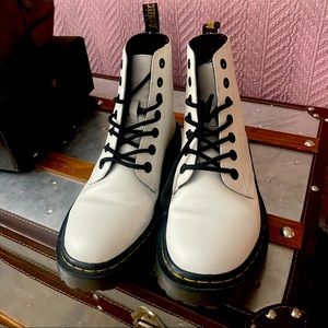 Doc Martens (white).